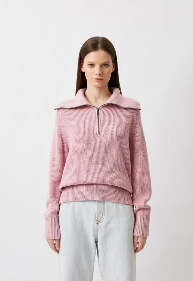 Вязаный свитер 1811 Eighteen One One. Цвет: розовый.  Сезон: Весна-лето