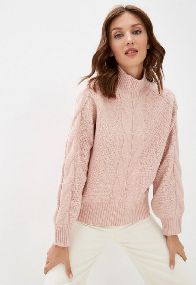 Вязаный свитер Baon. Цвет: розовый.  Сезон: Осень-зима