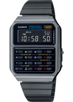 Японские наручные  мужские часы Casio CA-500WEGG-1B. Коллекция Vintage