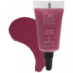 OK Beauty Тинт для губ и щек Color Salute, valkyrie