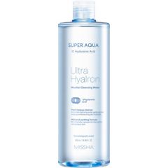 Мицеллярная вода MISSHA Super Aqua Ultra Hyalron с гиалуроновой кислотой, 500 мл