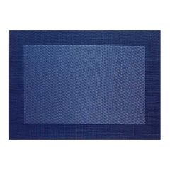 Салфетка с плетеными краями Asa Selection TableTops 33x46см, цвет темно-синий