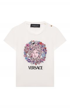 Хлопковая футболка Versace