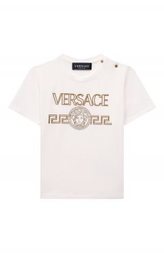 Хлопковая футболка Versace