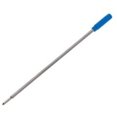 Стержень шариковый, синий, линия 0.5 мм, L-115 мм, металлический для поворотной ручки