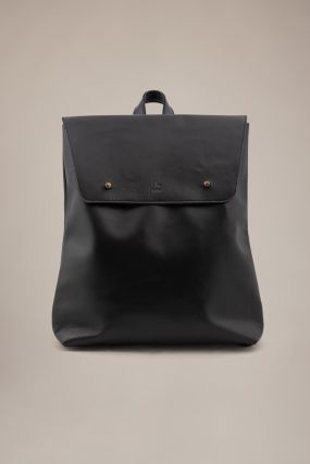 Рюкзак Черешня на двух кобурных кнопках черный (SMALL) (One Size)