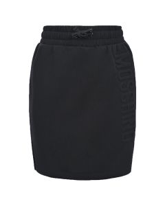 Черная юбка с поясом на кулиске Moschino детская
