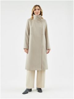 Пальто-кокон  Pompa зимнее, силуэт прямой, средней длины, размер 42/170, розовый