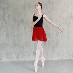 Юбка для танцев и гимнастики Baletmarket, размер L, красный
