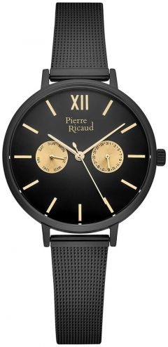 Наручные часы Pierre Ricaud Наручные часы женские Pierre Ricaud P22110. B164QF, черный