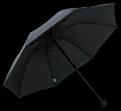 Мини-зонт Beauty Fox, механика, 3 сложения, 8 спиц, черный