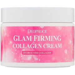 Deoproce Moisture Glam Firming Collagen Cream Подтягивающий крем для лица на основе свиного коллагена, 100 мл
