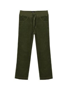 Зеленые велюровые брюки IL Gufo детские