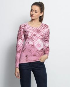 Пуловер, р. 44, цвет розовый