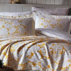 Постельное белье с одеялом-покрывалом Summer time цвет: желтый (евро макси)