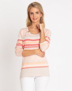 Пуловер, р. 52, цвет розовый пастель