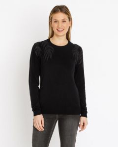 Пуловер, р. 58, цвет черный
