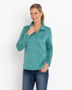 Пуловер, р. 56, цвет зеленый