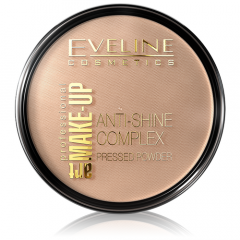 Eveline Cosmetics Пудра Art Make-Up Professional компактная Anti-Shine Complex Pressed Powder 1 шт. 35 Golden Beige 14 г
