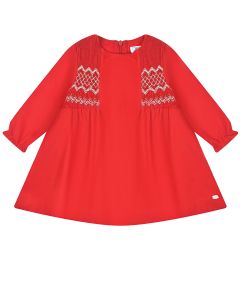 Красное платье с вышивкой Tartine et Chocolat​ детское