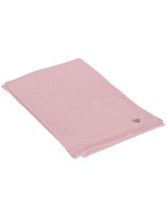 Розовый шарф из шерсти, 20х140 см Il Trenino детский