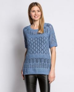 Пуловер, р. 44, цвет синий