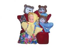 Русский стиль Кукольный театр Три медведя 4 персонажа
