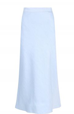 Однотонная хлопковая юбка-миди Tegin