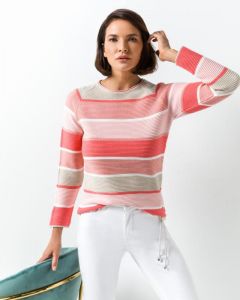Пуловер, р. 54, цвет коралл