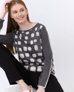 Пуловер, р. 50, цвет серый