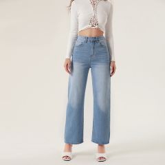 Короткие джинсы с высокой талией