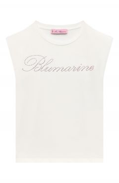 Хлопковая футболка Blumarine