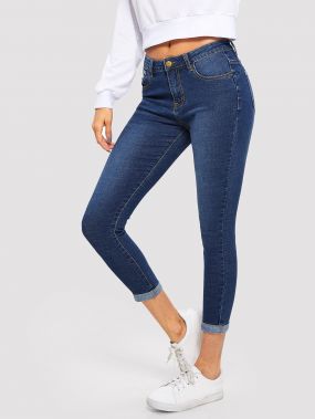 Модные короткие джинсы