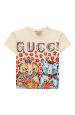 Хлопковая футболка Gucci