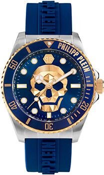 fashion наручные  мужские часы Philipp Plein PWOAA0222. Коллекция The Skull Diver