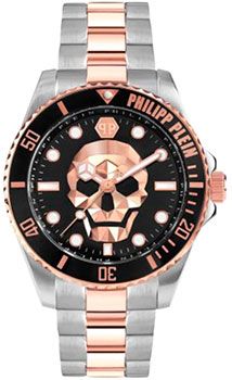 fashion наручные  мужские часы Philipp Plein PWOAA0822. Коллекция The Skull Diver
