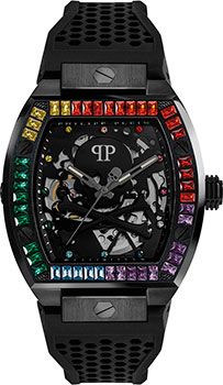 fashion наручные  мужские часы Philipp Plein PWBAA0621. Коллекция The Skeleton