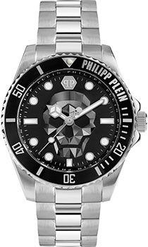 fashion наручные  мужские часы Philipp Plein PWOAA0522. Коллекция The Skull Diver