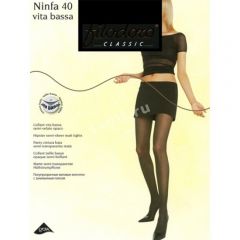 Колготки filcl ninfa 40 vita bassa nero